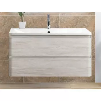 Тумба с раковиной BelBagno Albano 120 подвесная, Rovere Vintage Bianco (Albano-1200-2C-SO-RVB, BB1200/455-LV-MR-ALR)