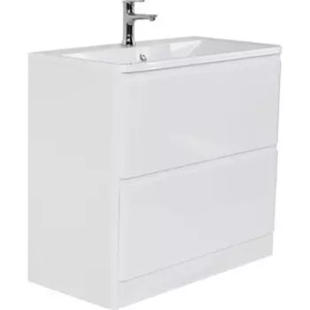 Тумба с раковиной BelBagno Albano 60 напольная, Bianco Lucido (Albano-600-2C-PIA-BL, BB600/455-LV-MR-ALR)
