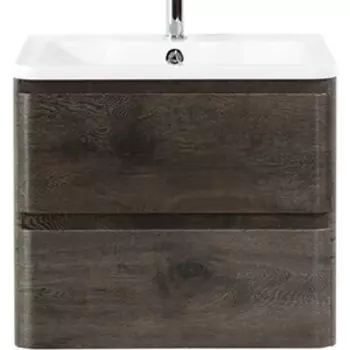 Тумба с раковиной BelBagno Albano 60 подвесная, Rovere Nature Grigio (Albano-600-2C-SO-RNG, BB600/455-LV-MR-ALR)