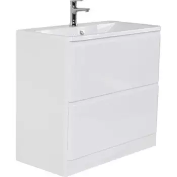Тумба с раковиной BelBagno Albano 70 напольная, Bianco Lucido (Albano-700-2C-PIA-BL, BB700/455-LV-MR-ALR)