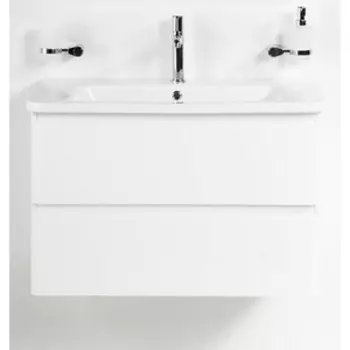 Тумба с раковиной BelBagno Albano-Cer 105 Bianco Lucido (ALBANO-CER-1050-2C-SO-BL, 12105-KL)
