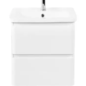 Тумба с раковиной BelBagno Albano-Cer 50 Bianco Lucido (ALBANO-CER-500-2C-SO-BL, 12050-KL)