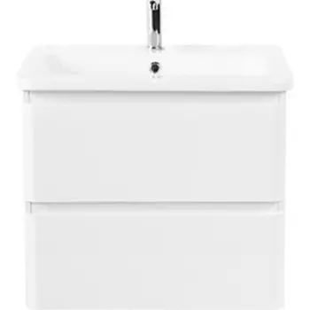 Тумба с раковиной BelBagno Albano-Cer 60 Bianco Lucido (ALBANO-CER-600-2C-SO-BL, 12060-KL)