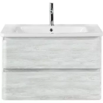 Тумба с раковиной BelBagno Albano-Cer 80 Rovere Vintage Bianco (ALBANO-CER-800-2C-SO-RVB, 12080-KL)