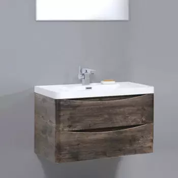 Тумба с раковиной BelBagno Ancona-N 80 rovere moro (ANCONA-N-800-2C-SO-RW, EA-800-LVB)