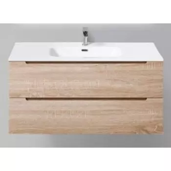 Тумба с раковиной BelBagno Etna 100х45 rovere bianco (ETNA-1000-2C-SO-WO-P, BB1000ETL)