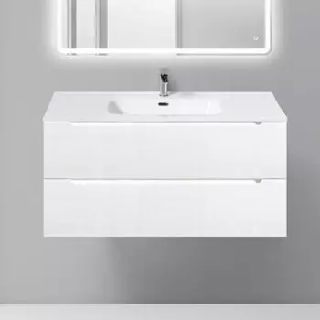 Тумба с раковиной BelBagno Etna 120 bianco lucido (ETNA-1200-2C-SO-BL-P, BB1200ETL)
