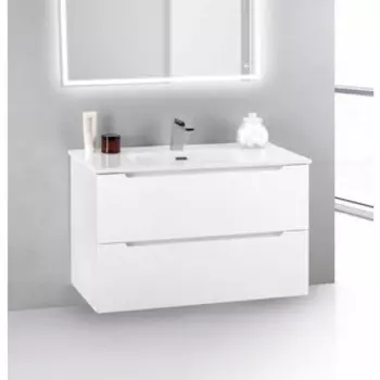 Тумба с раковиной BelBagno Etna 80 bianco lucido (ETNA39-800/390-2C-SO-BL-P, BB800/390ETL)