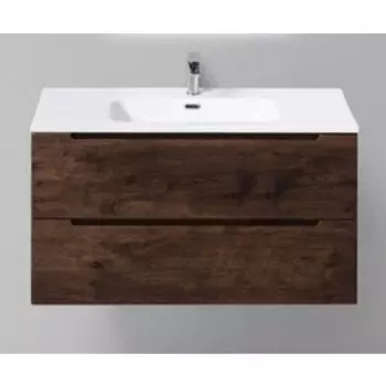 Тумба с раковиной BelBagno Etna 90х45 rovere moro (ETNA-900-2C-SO-RW-P, BB900ETL)