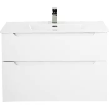 Тумба с раковиной BelBagno Etna-H60 80 Bianco Lucido (ETNA-H60-800-2C-SO-BL-P, BB800ETL)