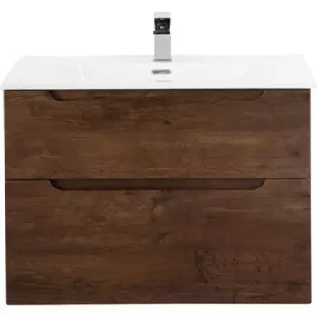 Тумба с раковиной BelBagno Etna-H60 80 Rovere Moro (ETNA-H60-800-2C-SO-RW-P, BB800ETL)