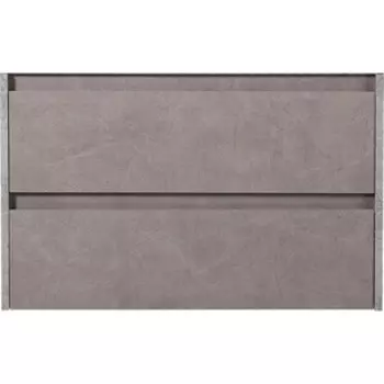Тумба с раковиной BelBagno Kraft 100 два ящика, Cemento Grigio (KRAFT-1000-2C-SO-CG, BB1000ETL)