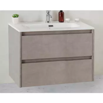 Тумба с раковиной BelBagno Kraft-39 70 Cemento Grigio (KRAFT 39-700/390-2C-SO-CG, BB700/390ETL)