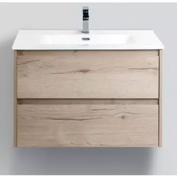 Тумба с раковиной BelBagno Kraft 70, Rovere Galifax Bianco (KRAFT-700-2C-SO-RGB, BB700ETL)