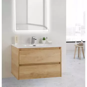 Тумба с раковиной BelBagno Kraft 71 Rovere Nebrasca Nature (KRAFT 39-700/390-2C-SO-RNN, BB700/390ETL)
