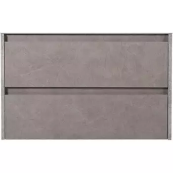 Тумба с раковиной BelBagno Kraft 80 два ящика, Cemento Grigio (KRAFT-800-2C-SO-CG, BB800ETL)