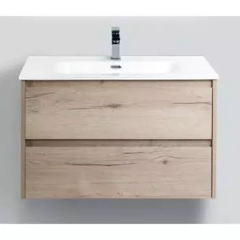 Тумба с раковиной BelBagno Kraft 80, Rovere Galifax Bianco (KRAFT-800-2C-SO-RGB, BB800ETL)