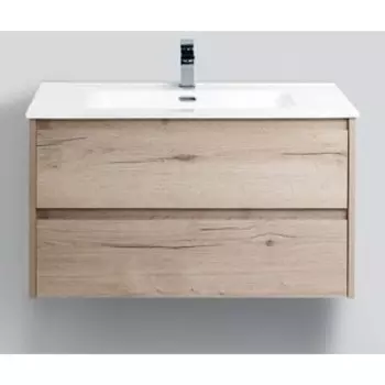 Тумба с раковиной BelBagno Kraft 90, Rovere Galifax Bianco (KRAFT-900-2C-SO-RGB, BB900ETL)