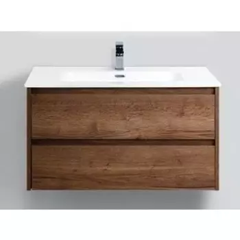 Тумба с раковиной BelBagno Kraft 90, Rovere Tabacco (KRAFT-900-2C-SO-RT, BB900ETL)