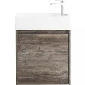 Тумба с раковиной BelBagno Kraft Mini 50 правая, Pino Pasadena (KRAFT MINI-500/260-1A-SO-PP-R, 7045-KL)