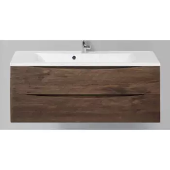 Тумба с раковиной BelBagno Marino 110 Rovere Moro (MARINO-1100-2C-SO-RW-P, BB1100/450-LV-MR-PR)