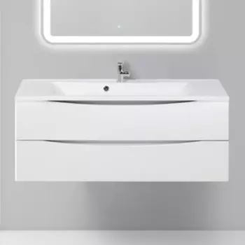 Тумба с раковиной BelBagno Marino 120 bianco opaco (MARINO-1200-2C-SO-BO-P, BB1200/450-LV-MR-PR)