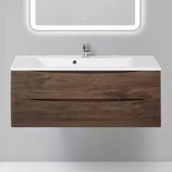 Тумба с раковиной BelBagno Marino 120 rovere moro (MARINO-1200-2C-SO-RW-P, BB1200/450-LV-MR-PR)