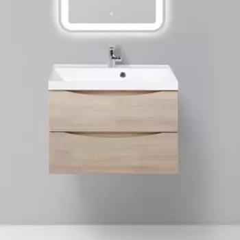 Тумба с раковиной BelBagno Marino 70 rovere grigio (MARINO-700-2C-SO-RG-P, BB700/450-LV-MR-AST)