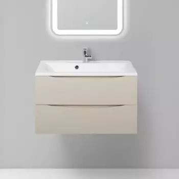 Тумба с раковиной BelBagno Marino 80 crema opaco (MARINO-800-2C-SO-CO-P, BB800/450-LV-MR-PR)