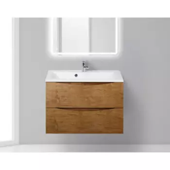 Тумба с раковиной BelBagno Marino 80 rovere nature (MARINO-800-2C-SO-RN-P, BB800/450-LV-MR-PR)