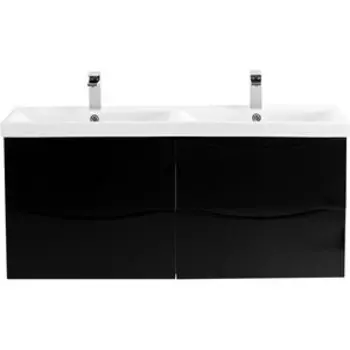 Тумба с раковиной BelBagno Marino-Cer 120х44 Nero Lucido (MARINO-CER-1200-4C-SO-2-NL-P, BB-0325-120-2-LVB)