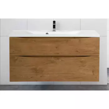 Тумба с раковиной BelBagno Marino-H60 110 Rovere Nature (MARINO-H60-1100-2C-SO-RN-P, BB1100/450-LV-MR-PR)