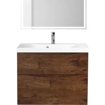 Тумба с раковиной BelBagno Marino-H60 80 PR rovere moro (MARINO-H60-800-2C-SO-RW-P, BB800/450-LV-MR-PR)