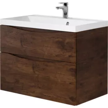 Тумба с раковиной BelBagno Marino-H60 90 AST rovere moro (MARINO-H60-900-2C-SO-RW-P, BB900/450-LV-MR-AST)