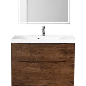 Тумба с раковиной BelBagno Marino-H60 90 PR rovere moro (MARINO-H60-900-2C-SO-RW-P, BB900/450-LV-MR-PR)