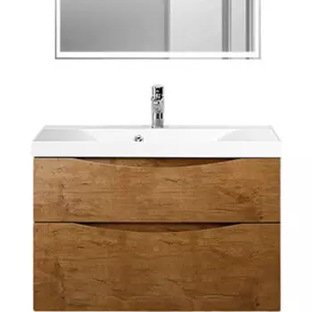Тумба с раковиной BelBagno Marino-H60 90 PR rovere nature (MARINO-H60-900-2C-SO-RN-P, BB900/450-LV-MR-PR)