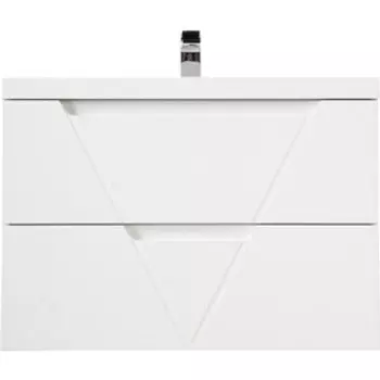 Тумба с раковиной BelBagno Vittoria 80 Bianco Lucido (VITTORIA-800-2C-SO-BL-P, BB800/450-LV-MR-AST)