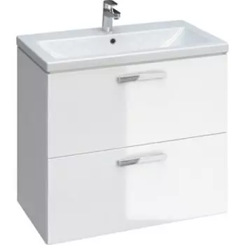 Тумба с раковиной Cersanit Melar 80 белая (64130, S-UM-COM80/1-w)