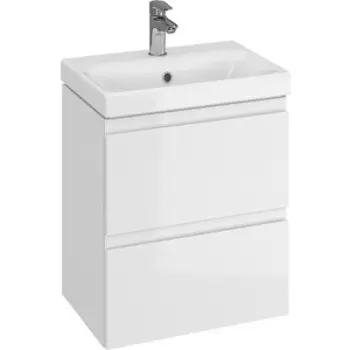 Тумба с раковиной Cersanit Moduo Slim 50 белая (64124, S-UM-MOD50SL/1)