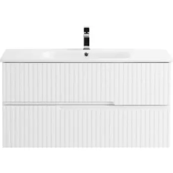 Тумба с раковиной Cezares Duet 80х45 Bianco Opaco (DUET-800-2C-SO-BO, CZR-NAT-80-LVB)