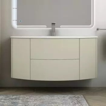 Тумба с раковиной Cezares Eden 122 с двух сторон Grigio natura (54417, 82368)