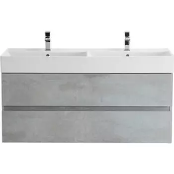 Тумба с раковиной Cezares Molveno 46 120х46 Beton (MOLVENO 46-120-2C-SO-2-BET, CZR-MIL-120-2-LVB)