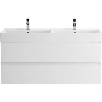 Тумба с раковиной Cezares Molveno 46 120х46 Bianco Ghiaccio (MOLVENO 46-120-2C-SO-2-BG, CZR-MIL-120-2-LVB)