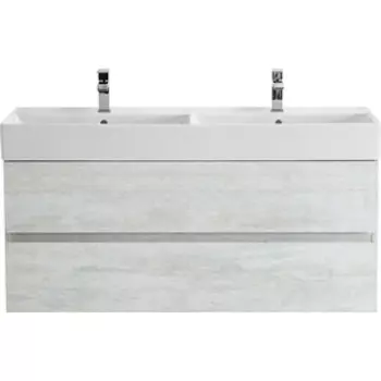 Тумба с раковиной Cezares Molveno 46 120х46 Legno Bianco (MOLVENO 46-120-2C-SO-2-LB, CZR-MIL-120-2-LVB)