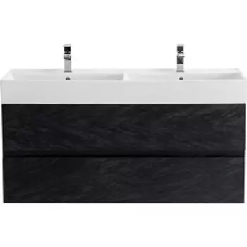 Тумба с раковиной Cezares Molveno 46 120х46 Nero (MOLVENO 46-120-2C-SO-2-NR, CZR-MIL-120-2-LVB)