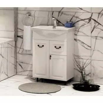 Тумба с раковиной Corozo Элегия Ретро 60 Z1 бронза (SD-00000010, 4620008190433)