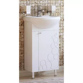 Тумба с раковиной Corozo Орфей 45 белая (SD-00000384, 4620008192741)