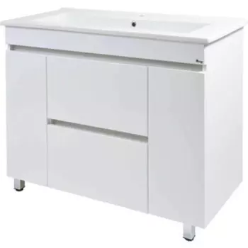 Тумба с раковиной Emmy Джерси 106х47 белая (jsy105X, 4640021064740)