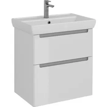 Тумба с раковиной Lemark Buno 70х45 белый глянец (LM04B70T, 191645)