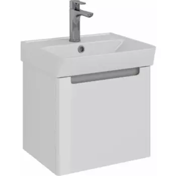 Тумба с раковиной Lemark Buno mini 45х35 белый глянец (LM05BM45T, 551346)